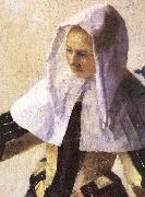 Young Woman with a Water Jug (detail) r